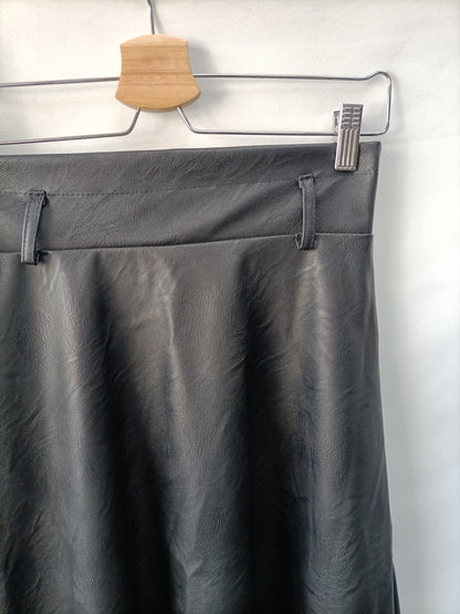 OTRAS. Falda midi polipiel T.U(s)