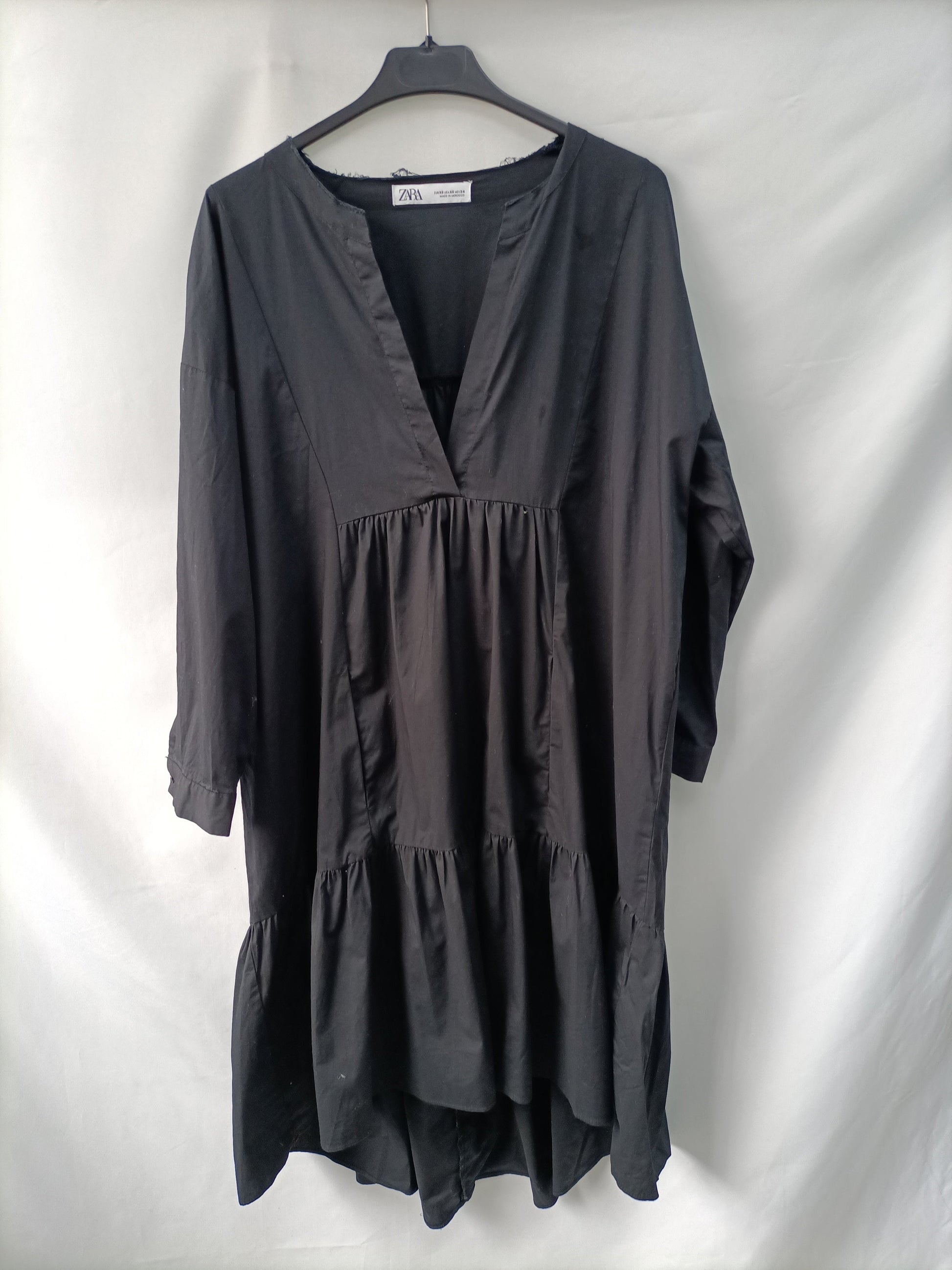 open lace back dress Zara Womens Oversized Shirt Dress | S UK8 main image 0