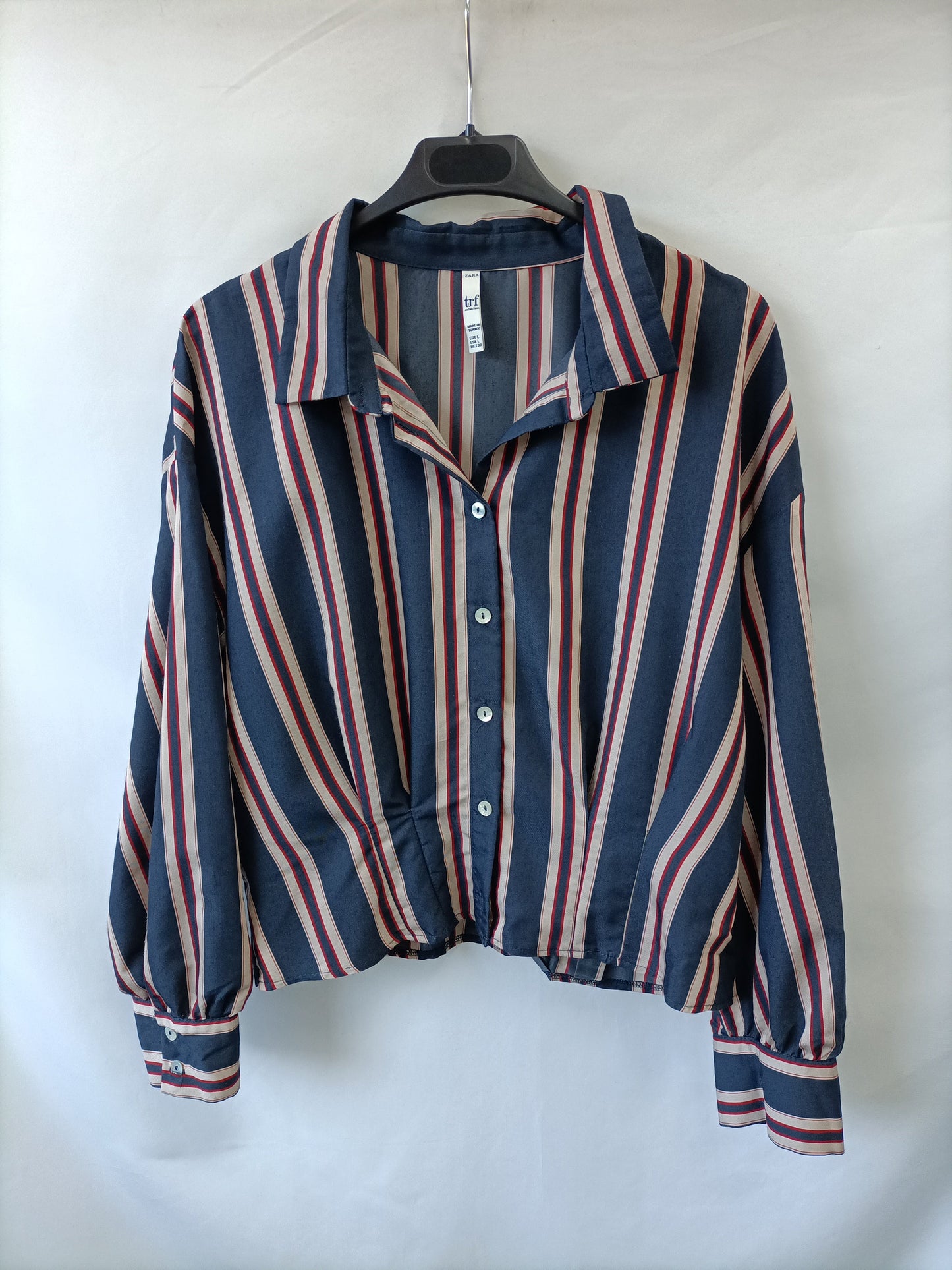 ZARA.Blusa rayas T.L