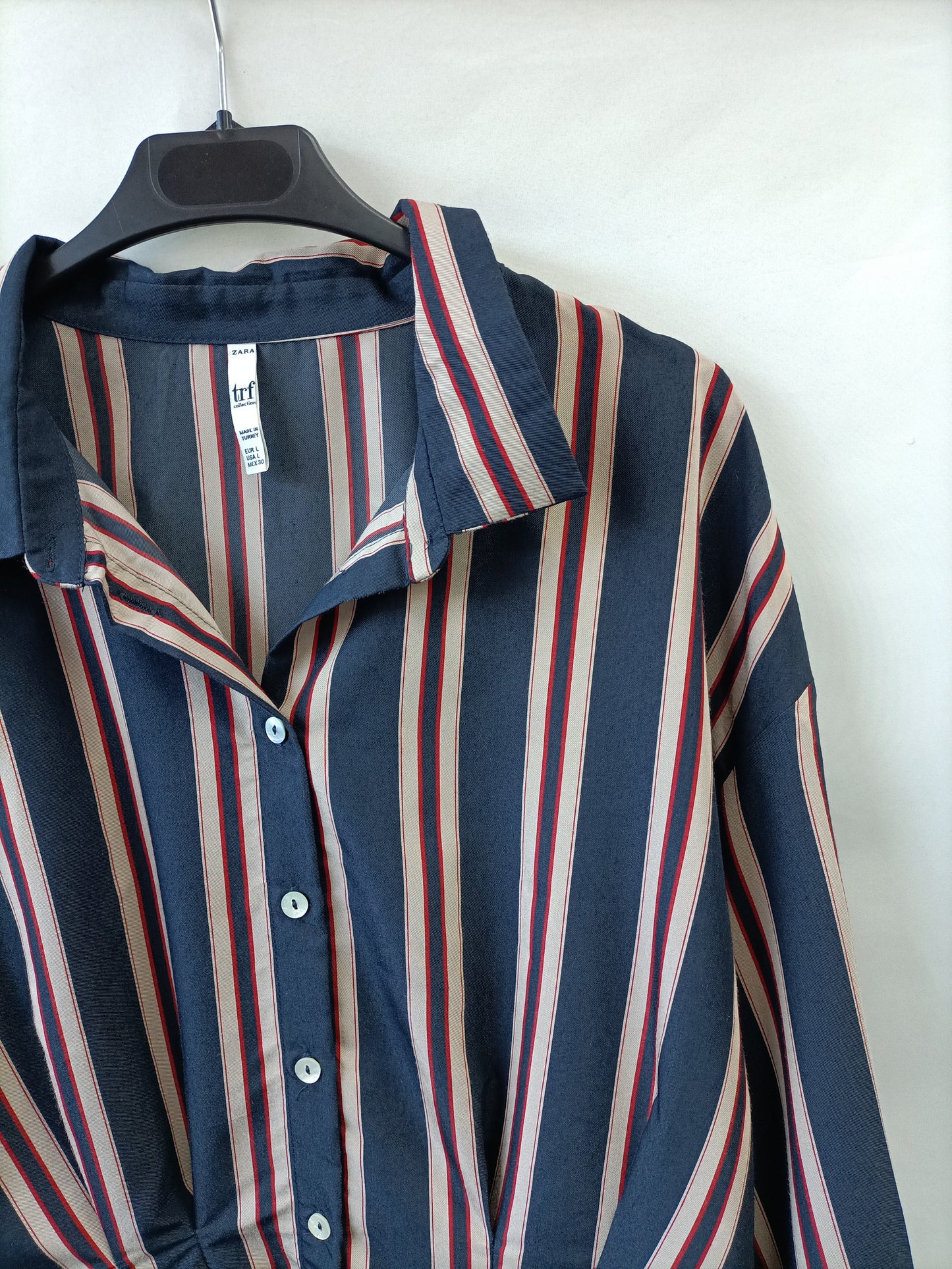 ZARA.Blusa rayas T.L