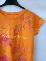 BLUMARINE.Camiseta naranja T.m