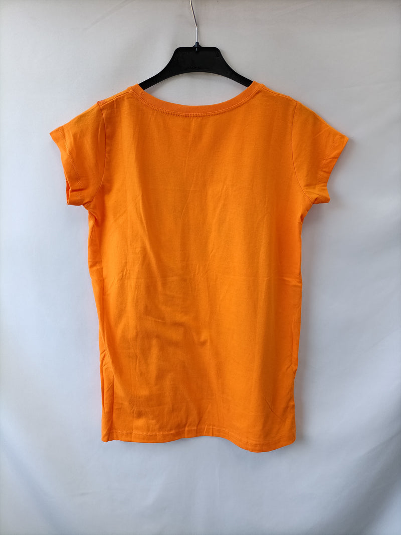 BLUMARINE.Camiseta naranja T.m
