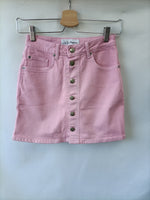 PEPEJEANS.  falda rosa botones T.s