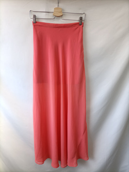 KLING. Falda larga rosa T.xs