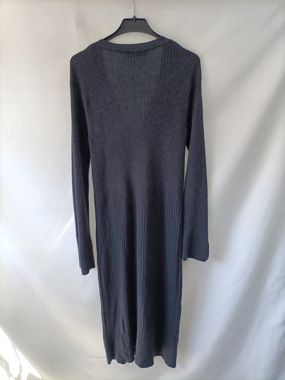 ZARA. Cardigan azul marino  canale T.s