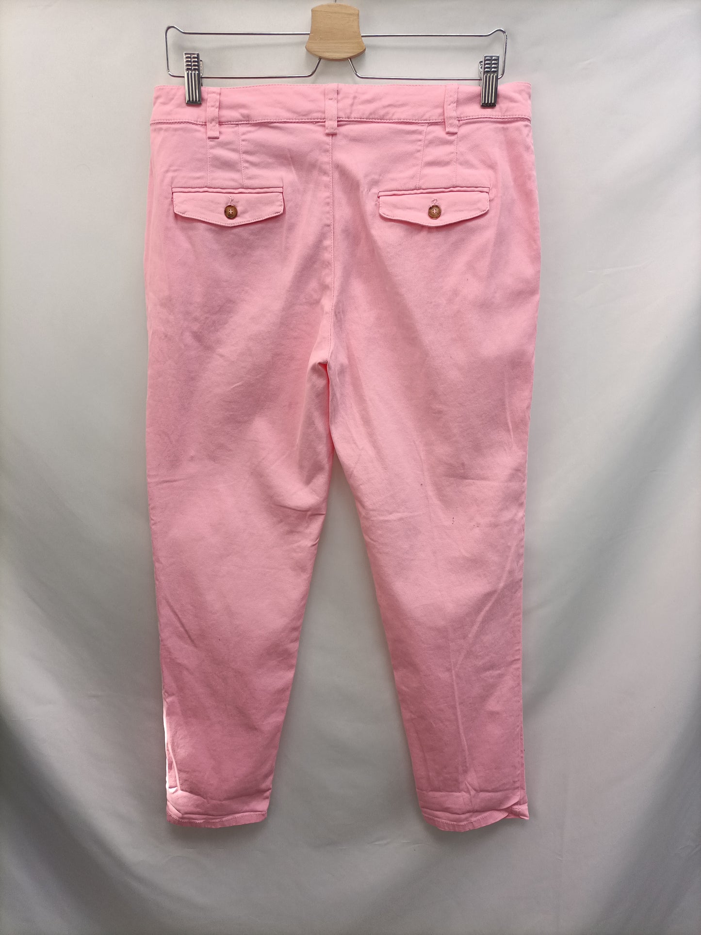 ZARA.Pantalons rosas T.40