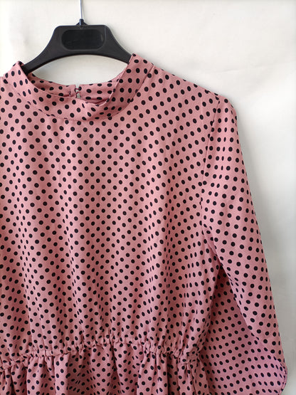 Fantastic Company. Pink polka dot dress TM