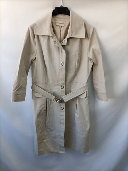 YOUNG FORMULA. Beige denim jacket, size 42