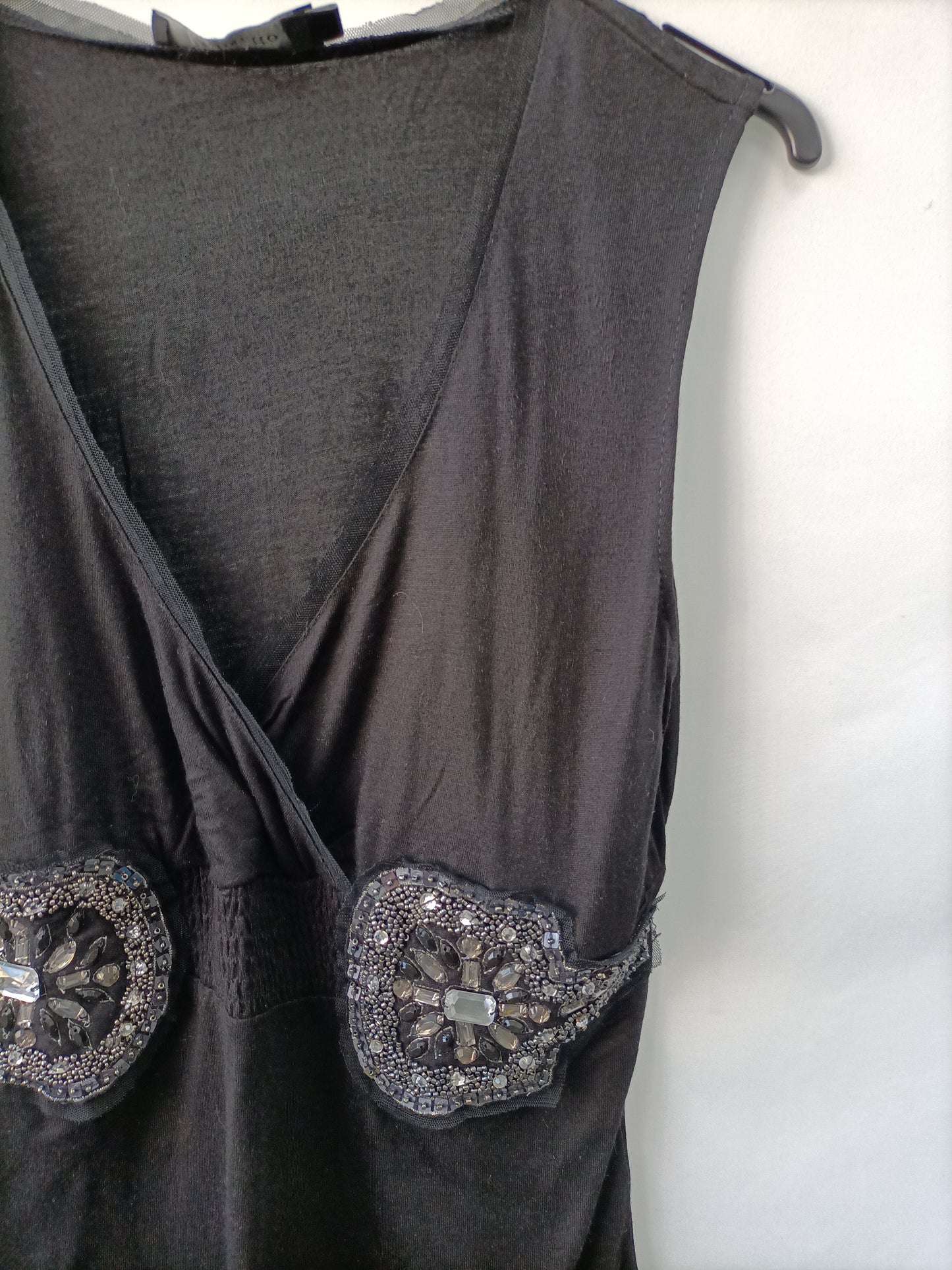 TINTORETTO. Camiseta abalorios T.3(l)