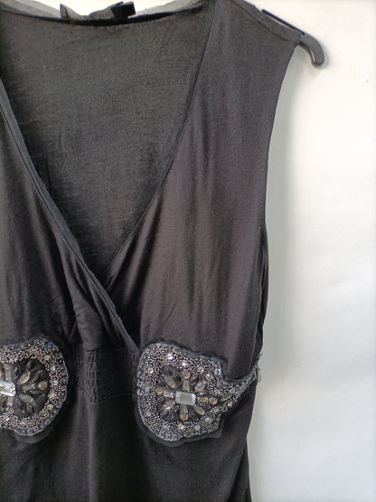 TINTORETTO. Camiseta abalorios T.3(l)