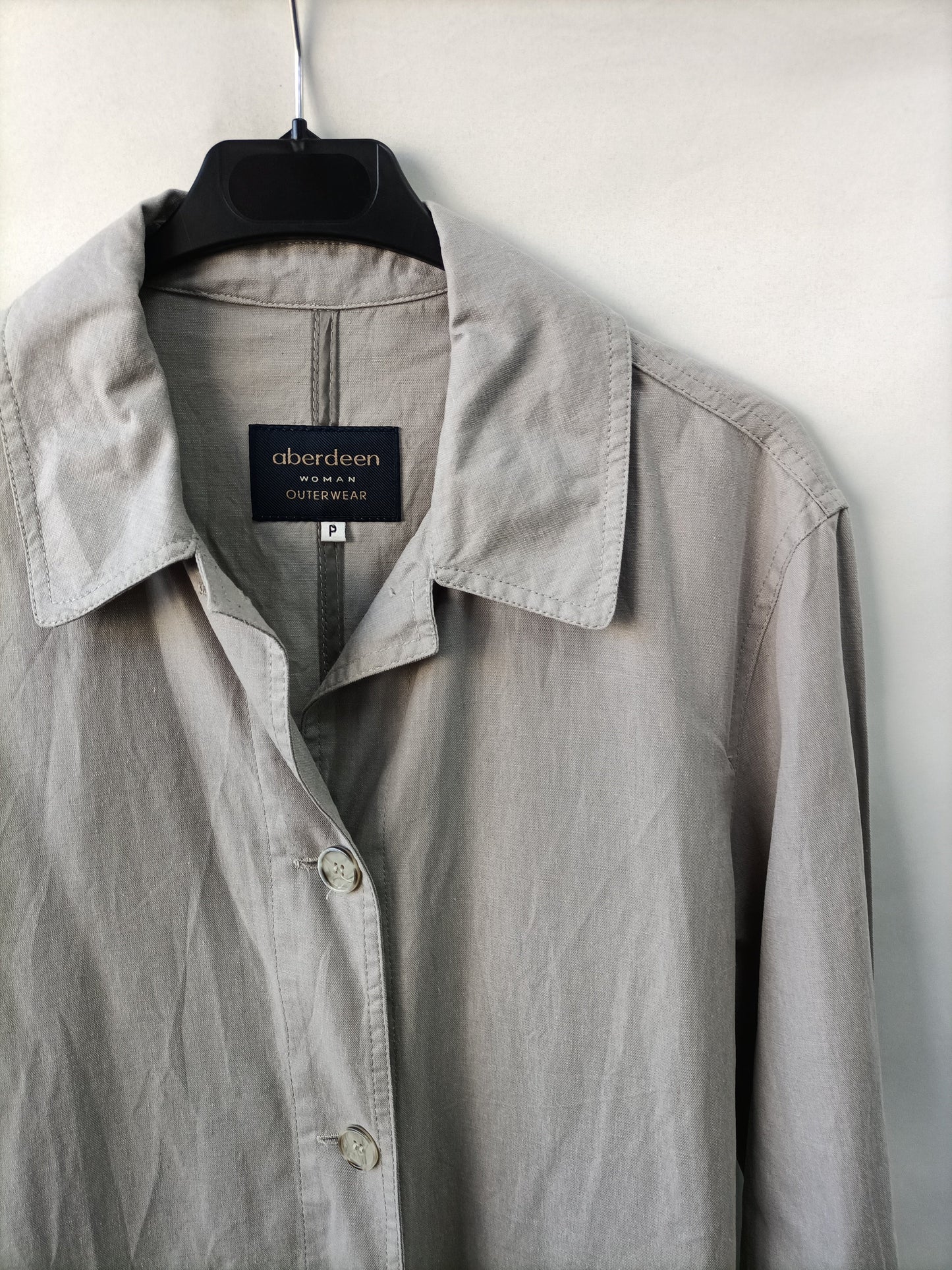 ABERDEEN. Parka gris fina T.s