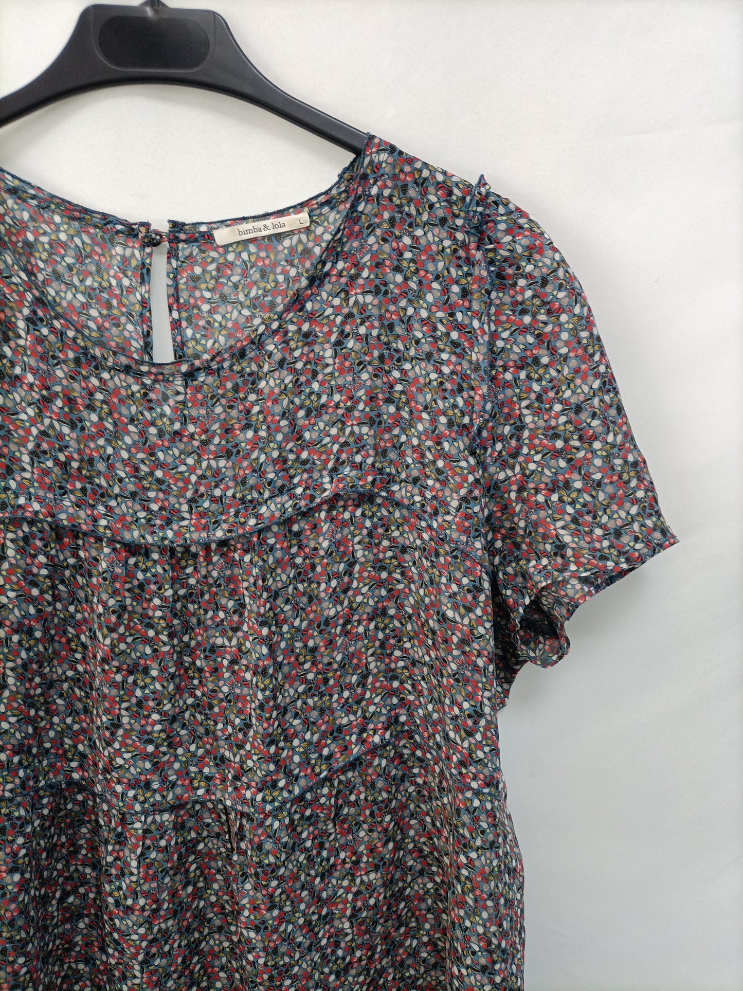 BIMBA Y LOLA. Printed blouse TL
