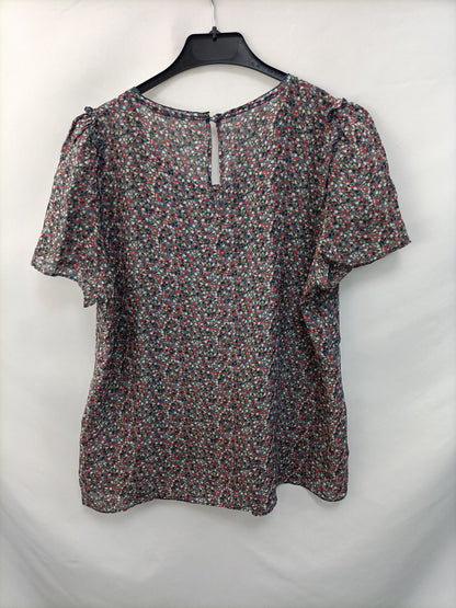 BIMBA Y LOLA. Printed blouse TL