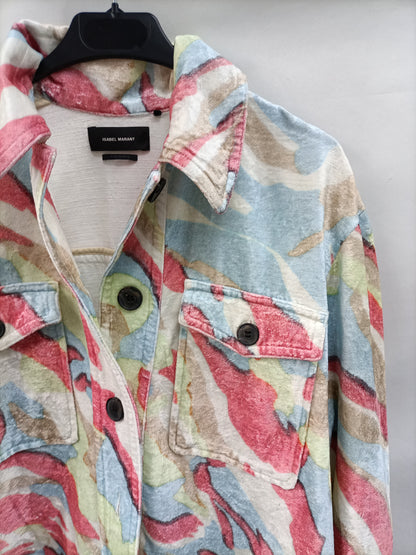 ISABEL MARANT. Sobrecamisa terciopelo T.u(m)