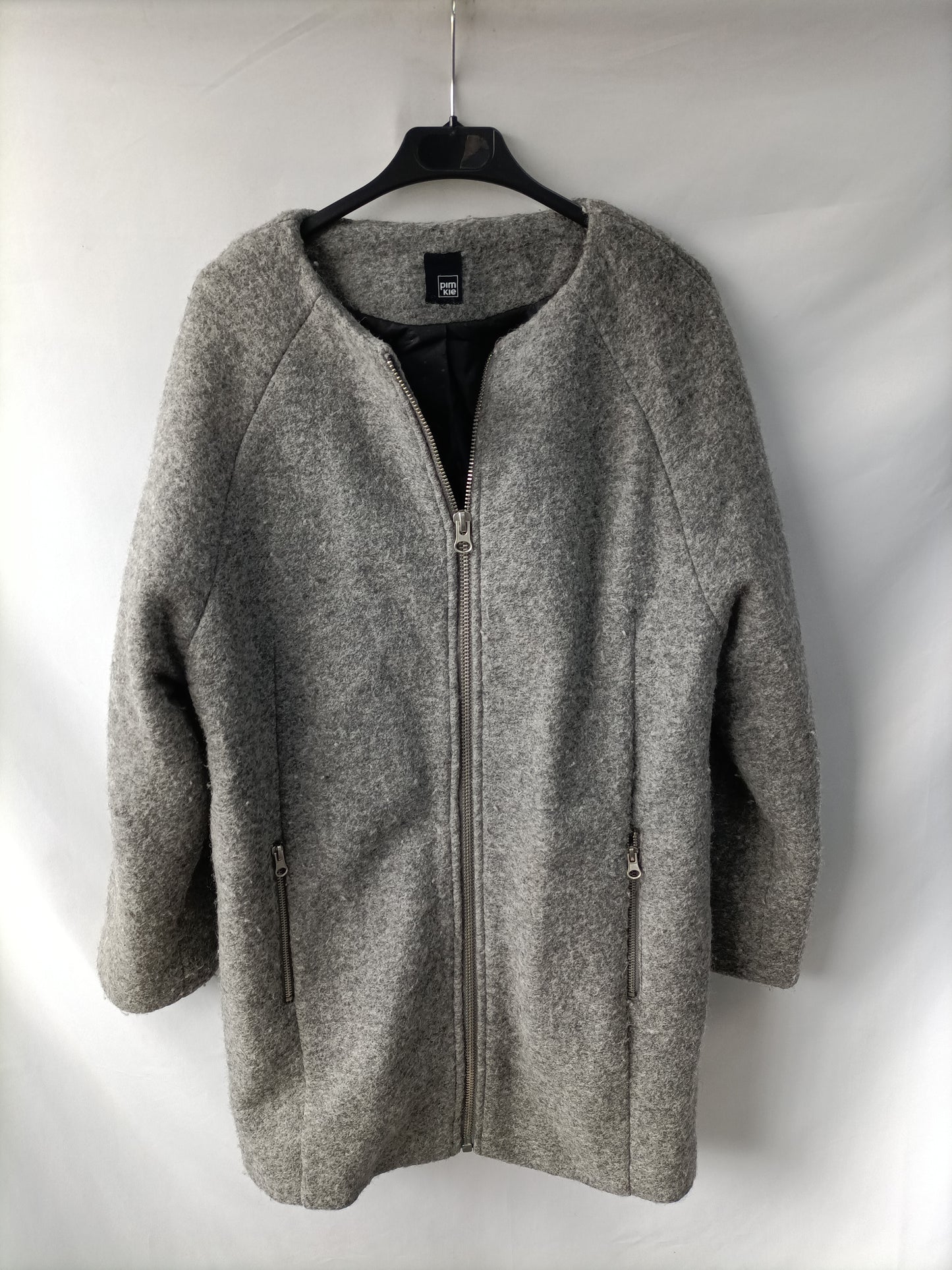 PIMKIE.abrigo paño verdeT.m