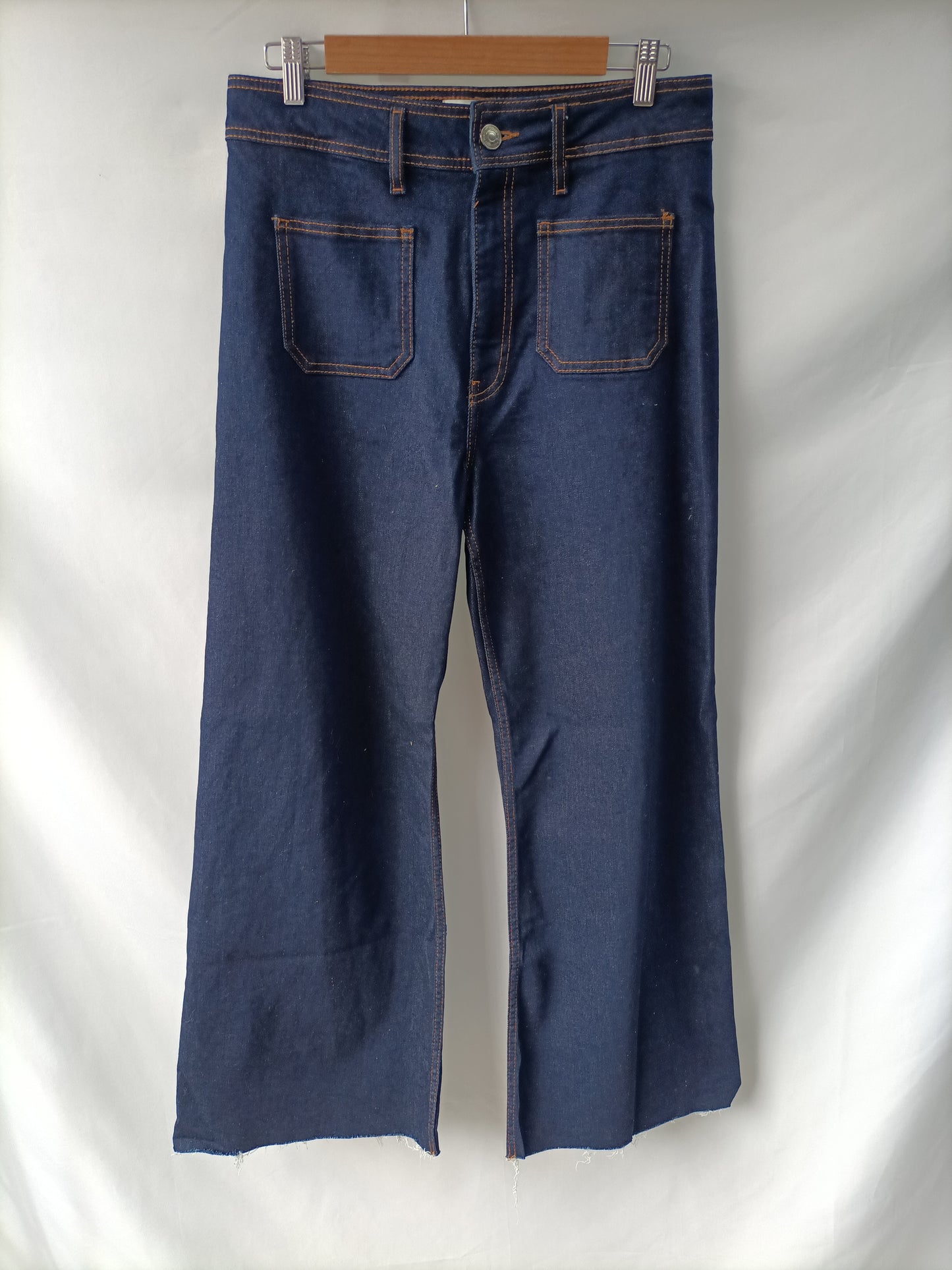 ZARA. Dark denim trousers size 42