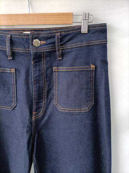 ZARA. Dark denim trousers size 42