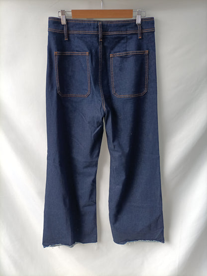 ZARA. Dark denim trousers size 42