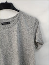 BERSHKA. Camiseta gris  T.l