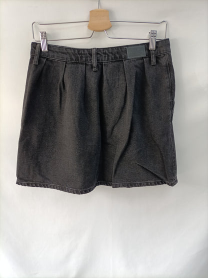 ZARA. Tm Buttoned Denim Skirt