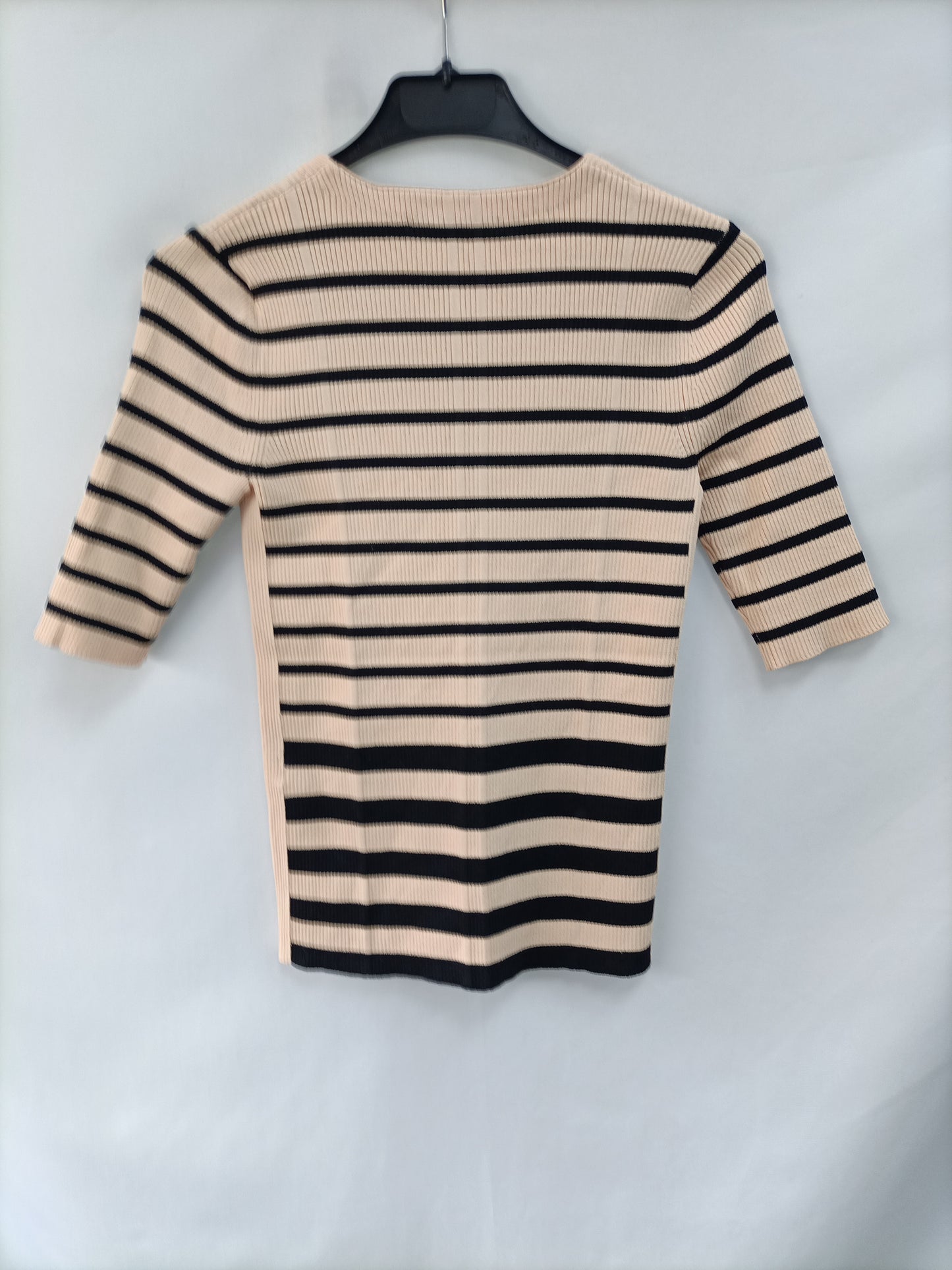 UTERQÜE. Top punto rayas T.s