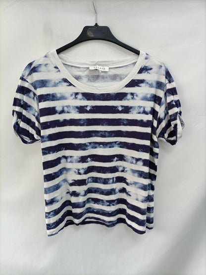 SANDRO. Camiseta rayas tie dye   T.1(s)