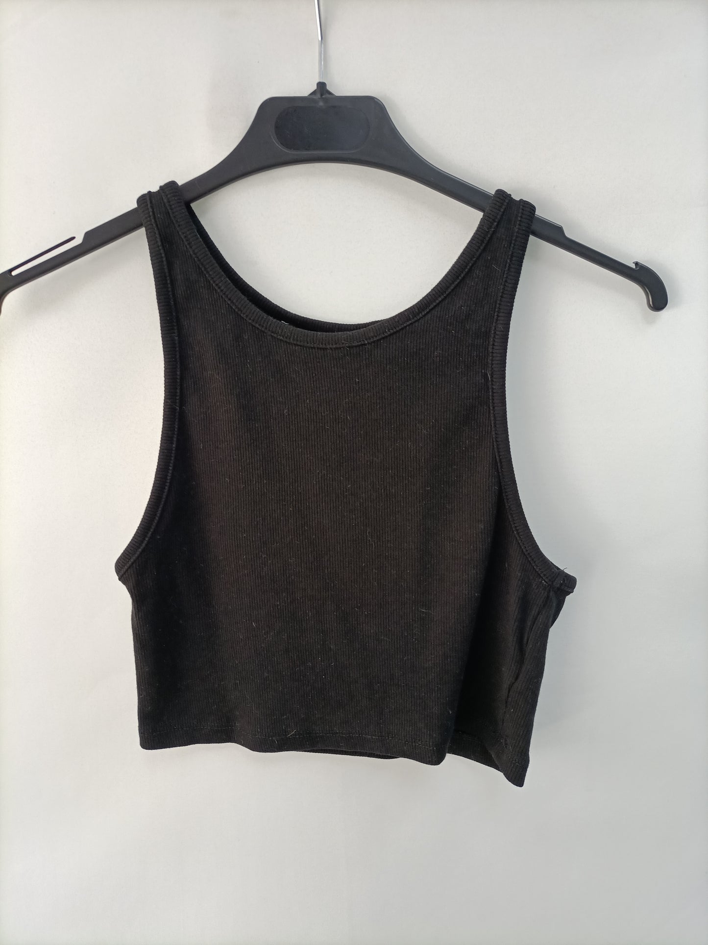 ZARA. Ribbed Crop Top Tm