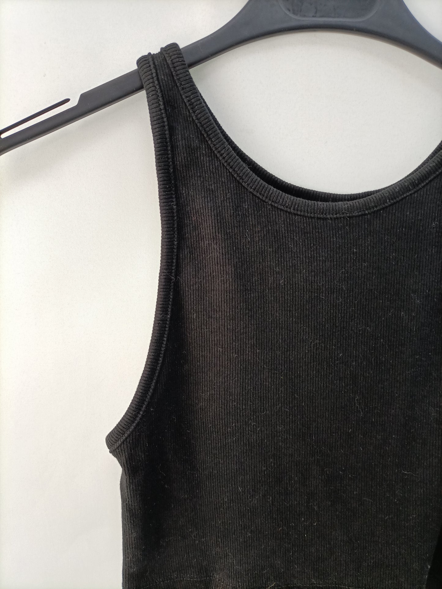 ZARA. Ribbed Crop Top Tm