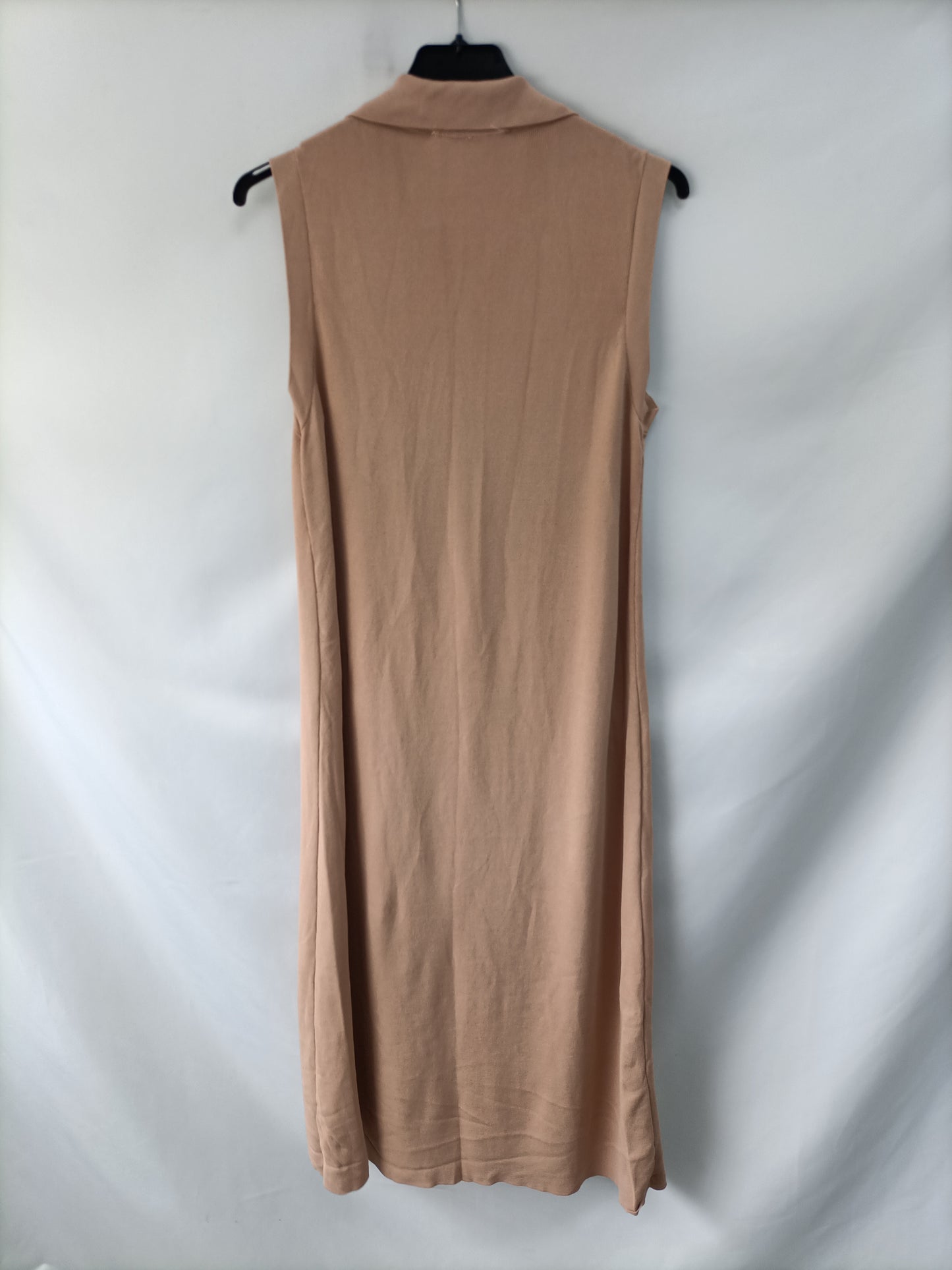 ZARA. Vestido/chaleco camel punto T.m