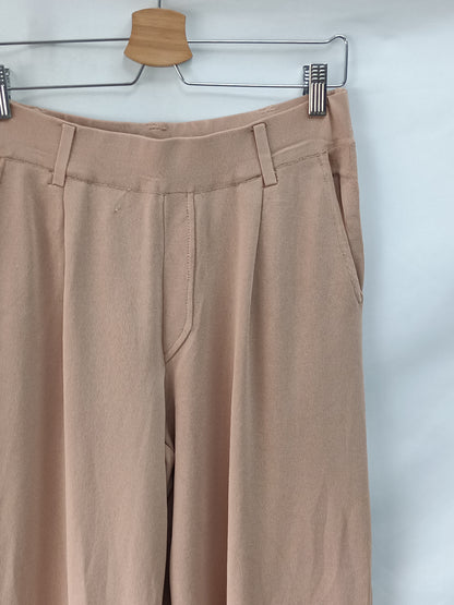 ZARA. Pantalón camel punto T.l