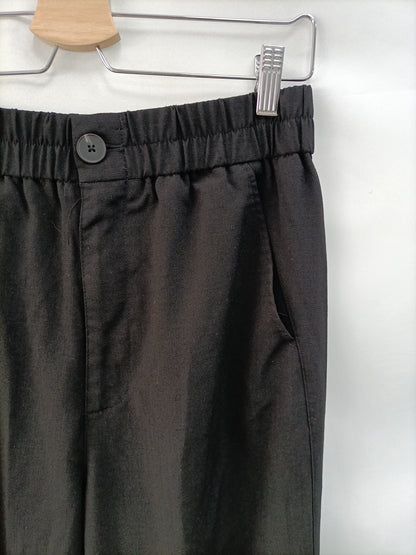 STRADIVARIUS. Pantalón culotte negro T.l