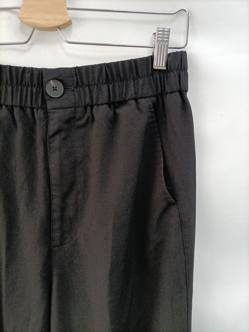 STRADIVARIUS. Pantalón culotte negro T.l