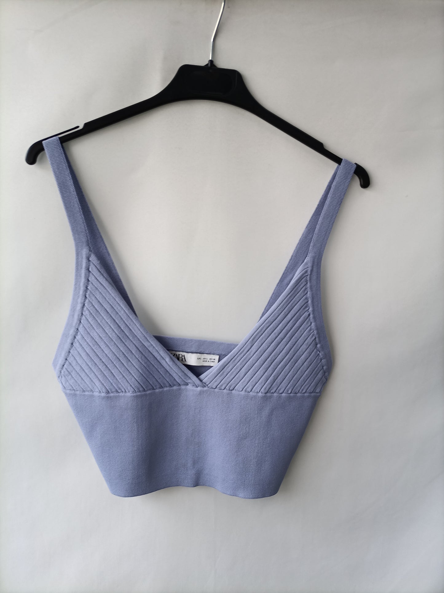 ZARA. Top malva T. L
