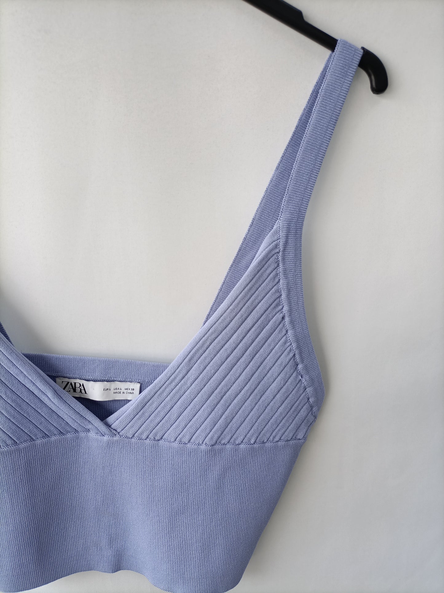 ZARA. Top malva T. L