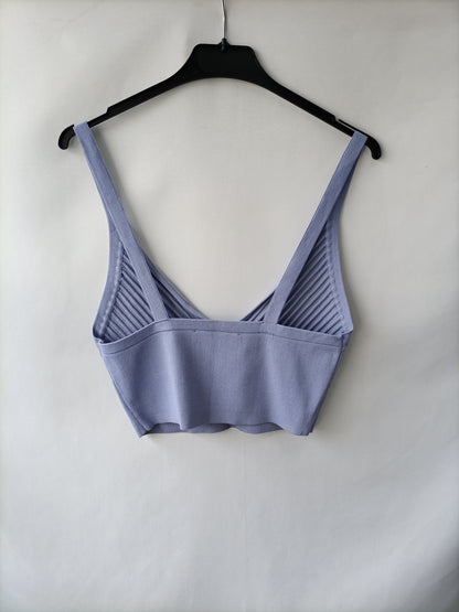 ZARA. Top malva T. L
