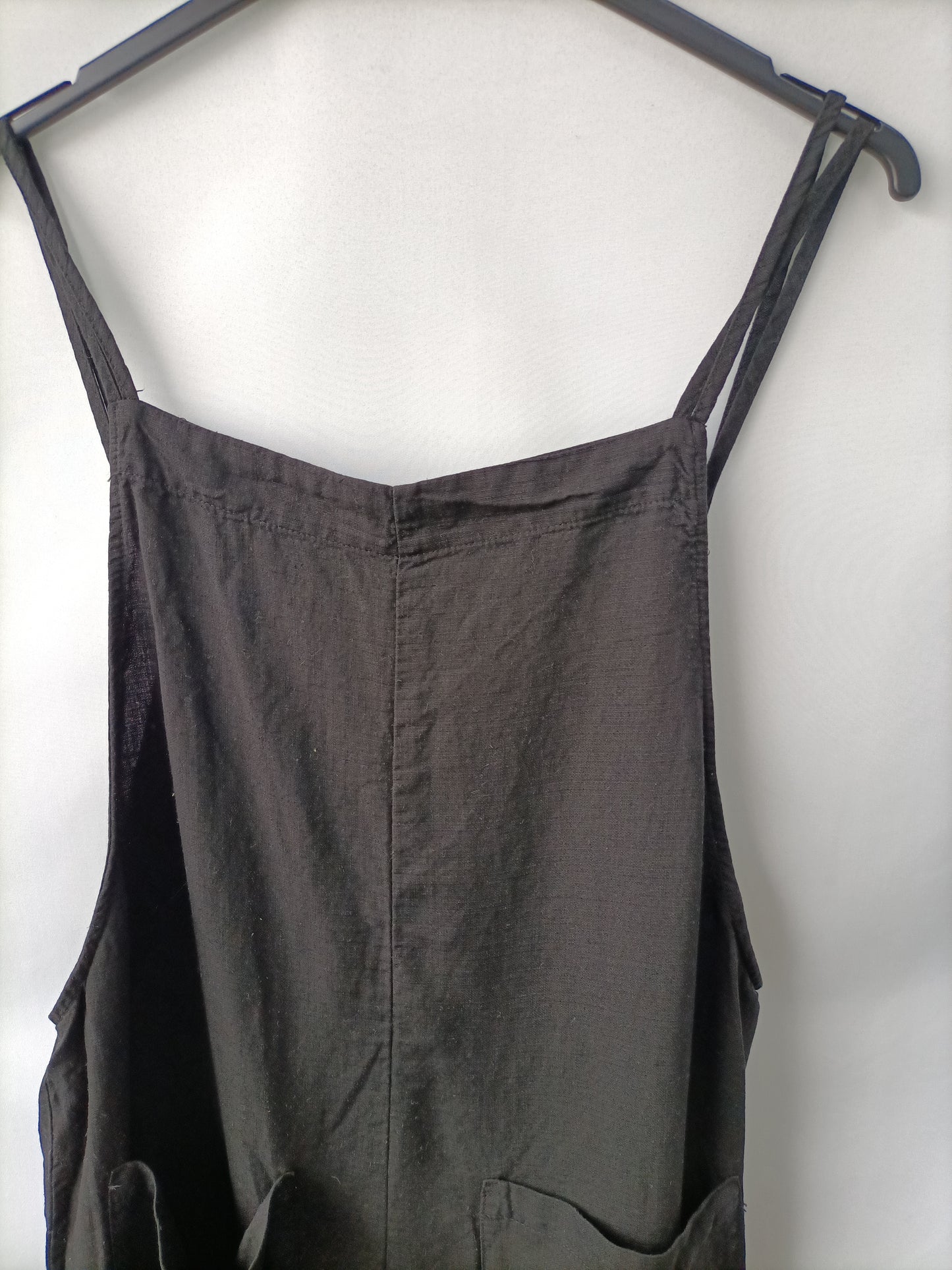 ZARA. Black linen jumpsuit Tl