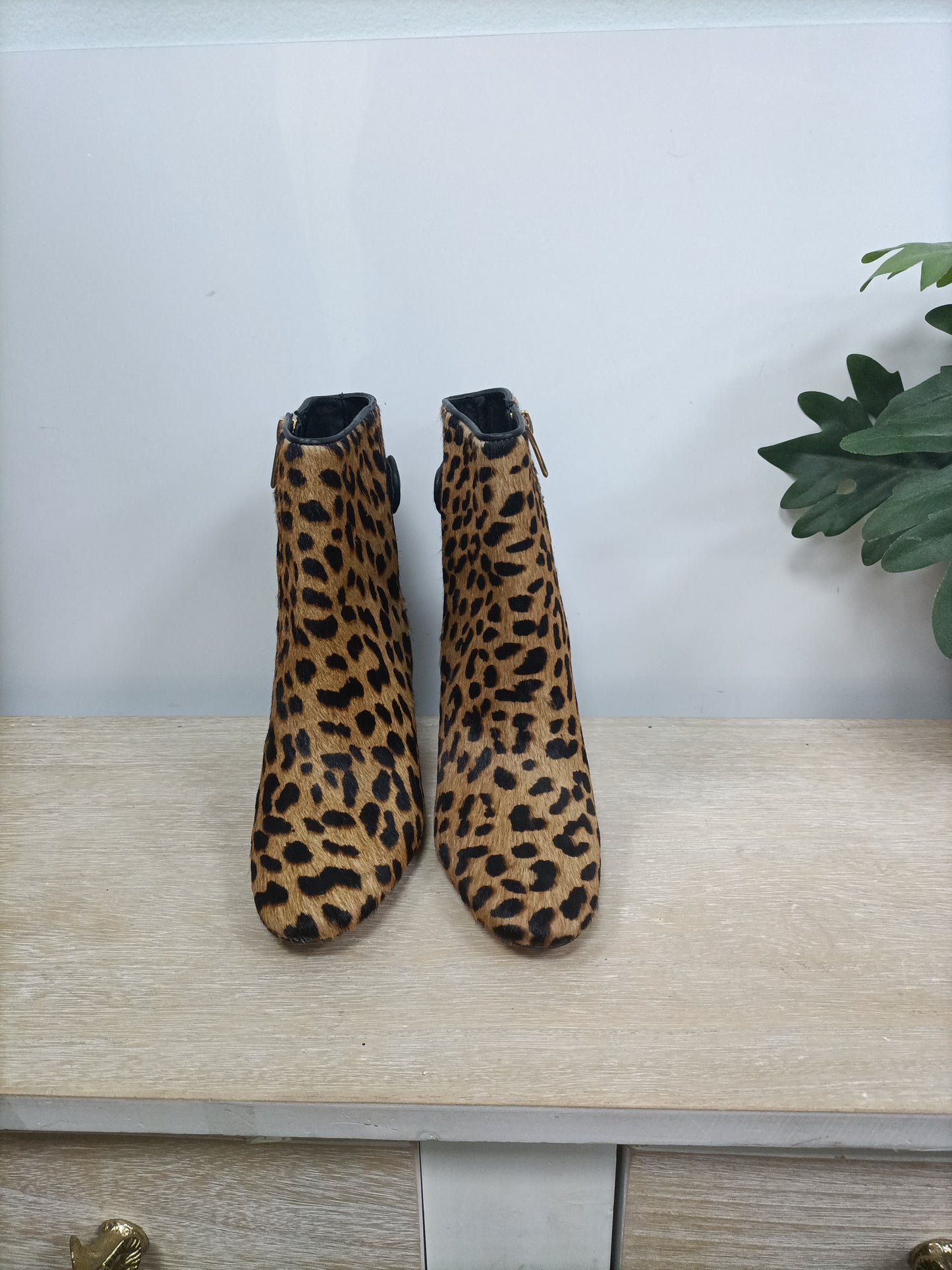 CARRANO.Botines animal print T.36