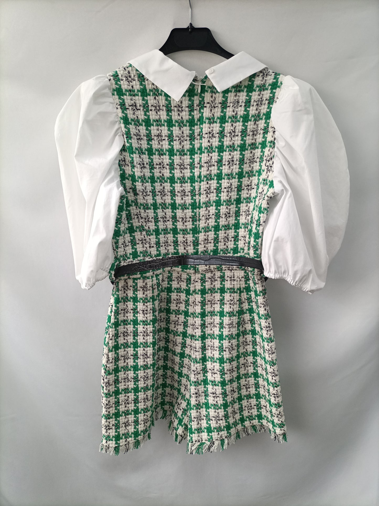 ZARA. Mono verde tweed T.s