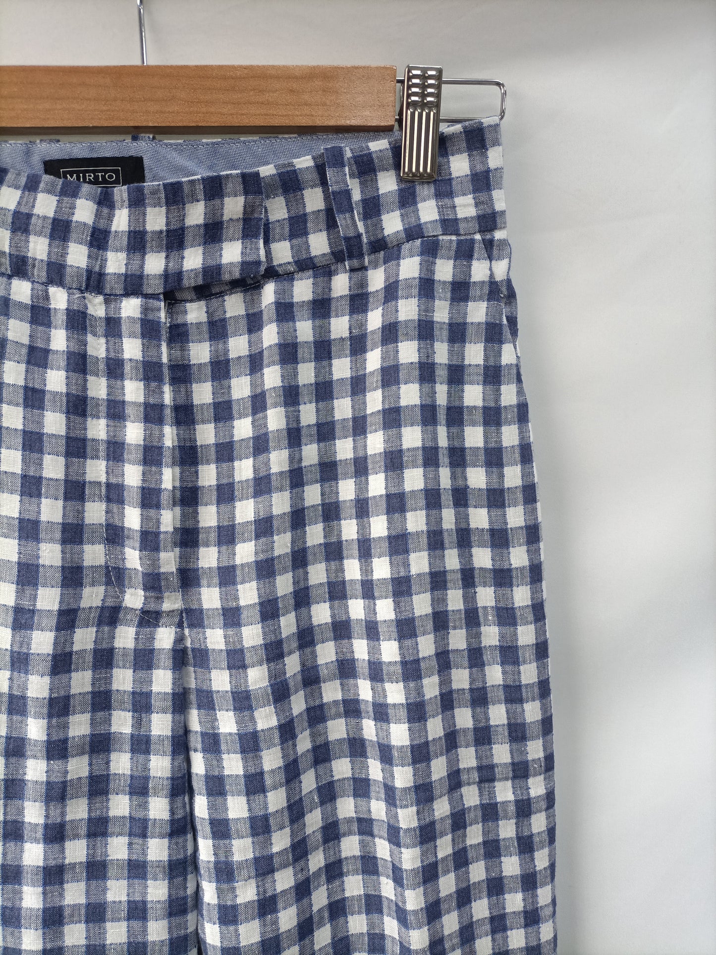 MIRTO. Gingham trousers size 36