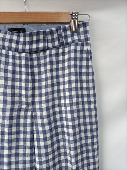 MIRTO. Gingham trousers size 36