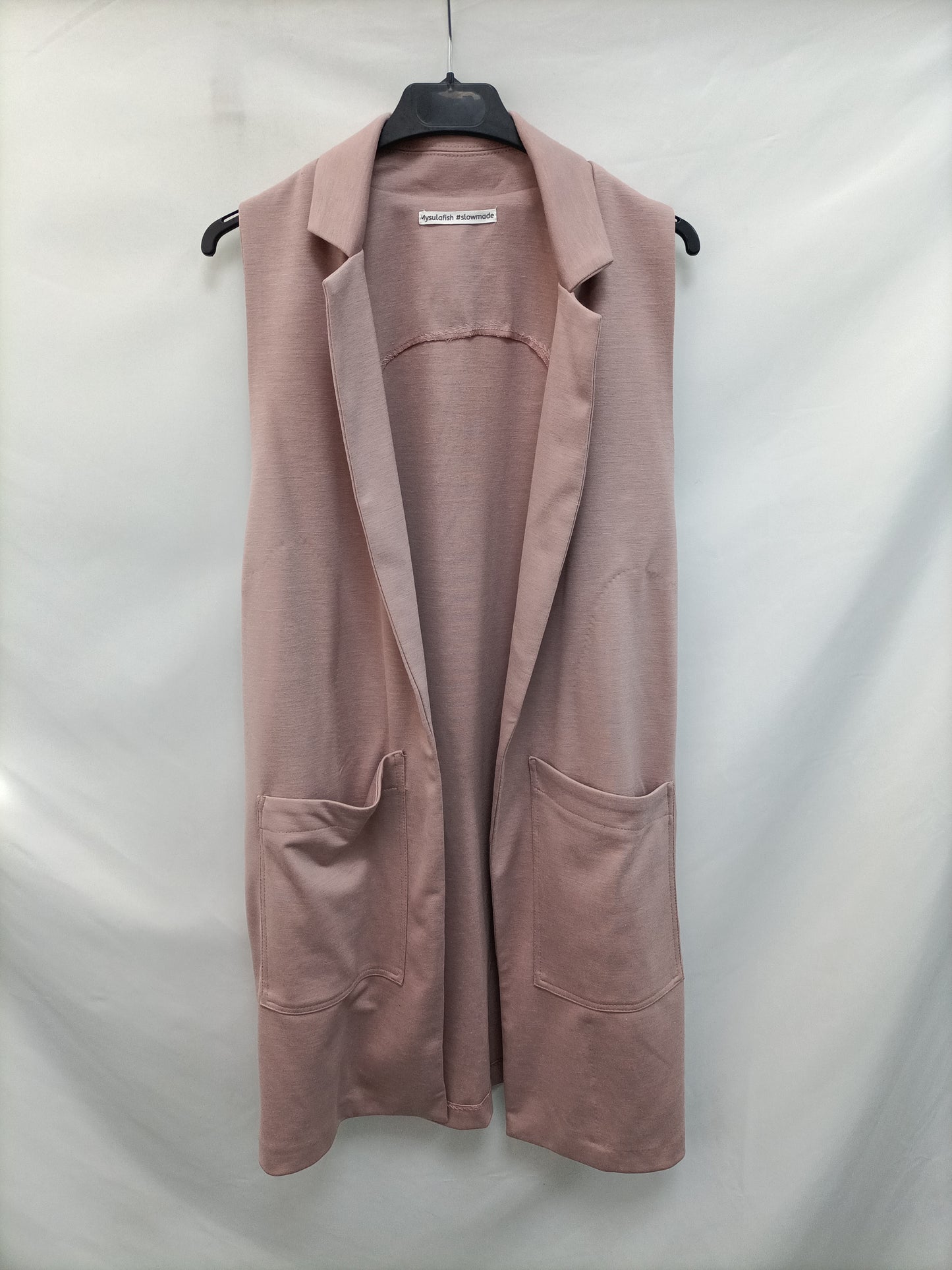 MYSULAFISH. Chaleco rosa fluido T.u(m/l)