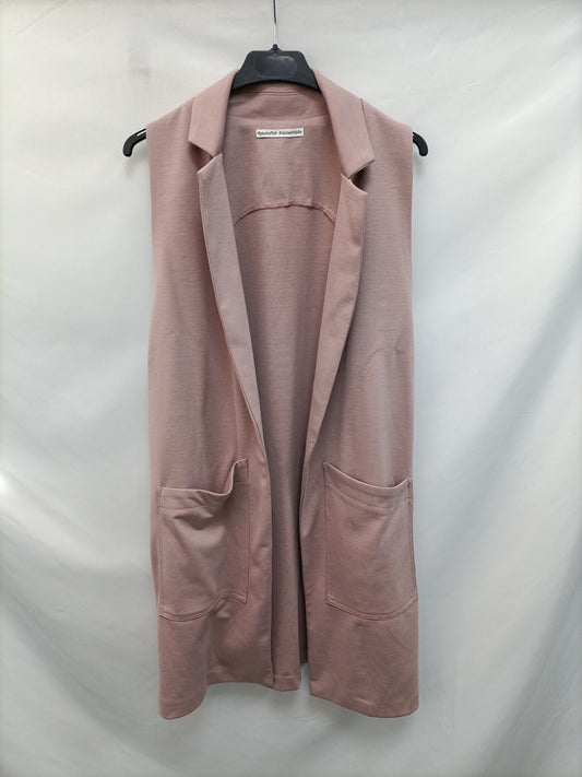 MYSULAFISH. Chaleco rosa fluido T.u(m/l)