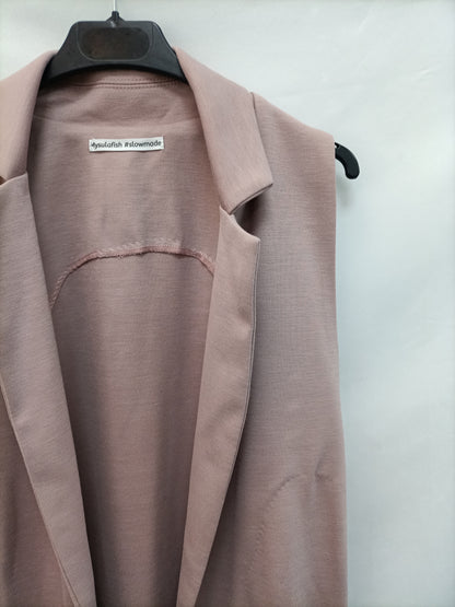 MYSULAFISH. Chaleco rosa fluido T.u(m/l)
