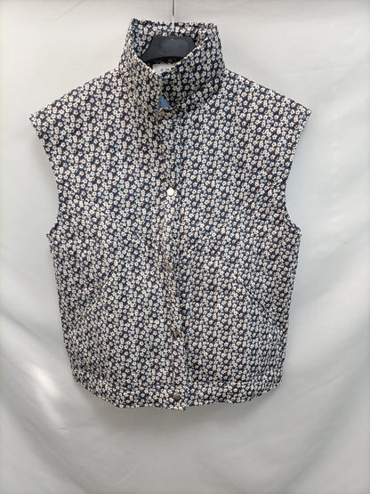 AMEÉ. Floral down vest (M/L)