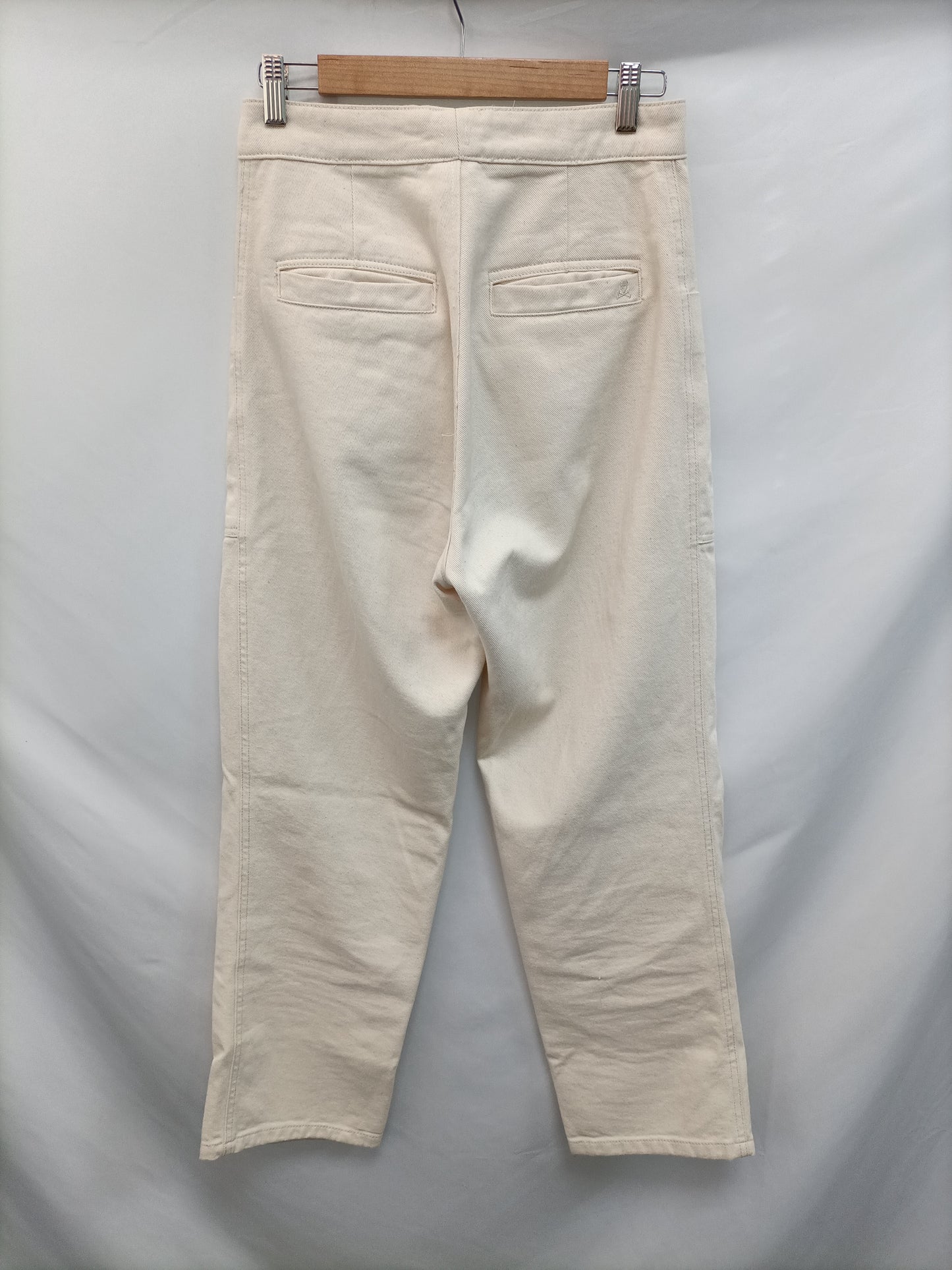 SCALPERS. Pantalón ancho beige T.u(36)