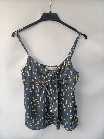 NICE THINGS. Polka dot top, size 36