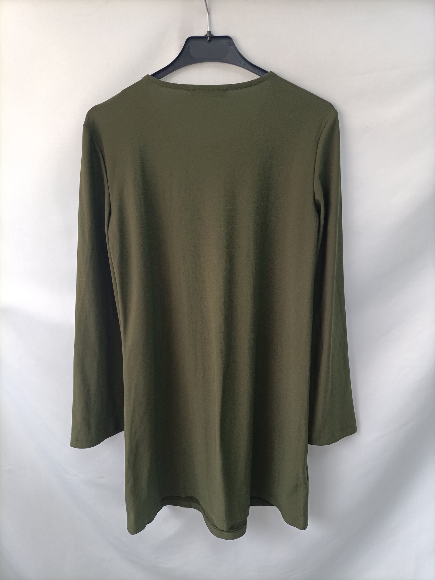 MANGO. Khaki green dress T.xs