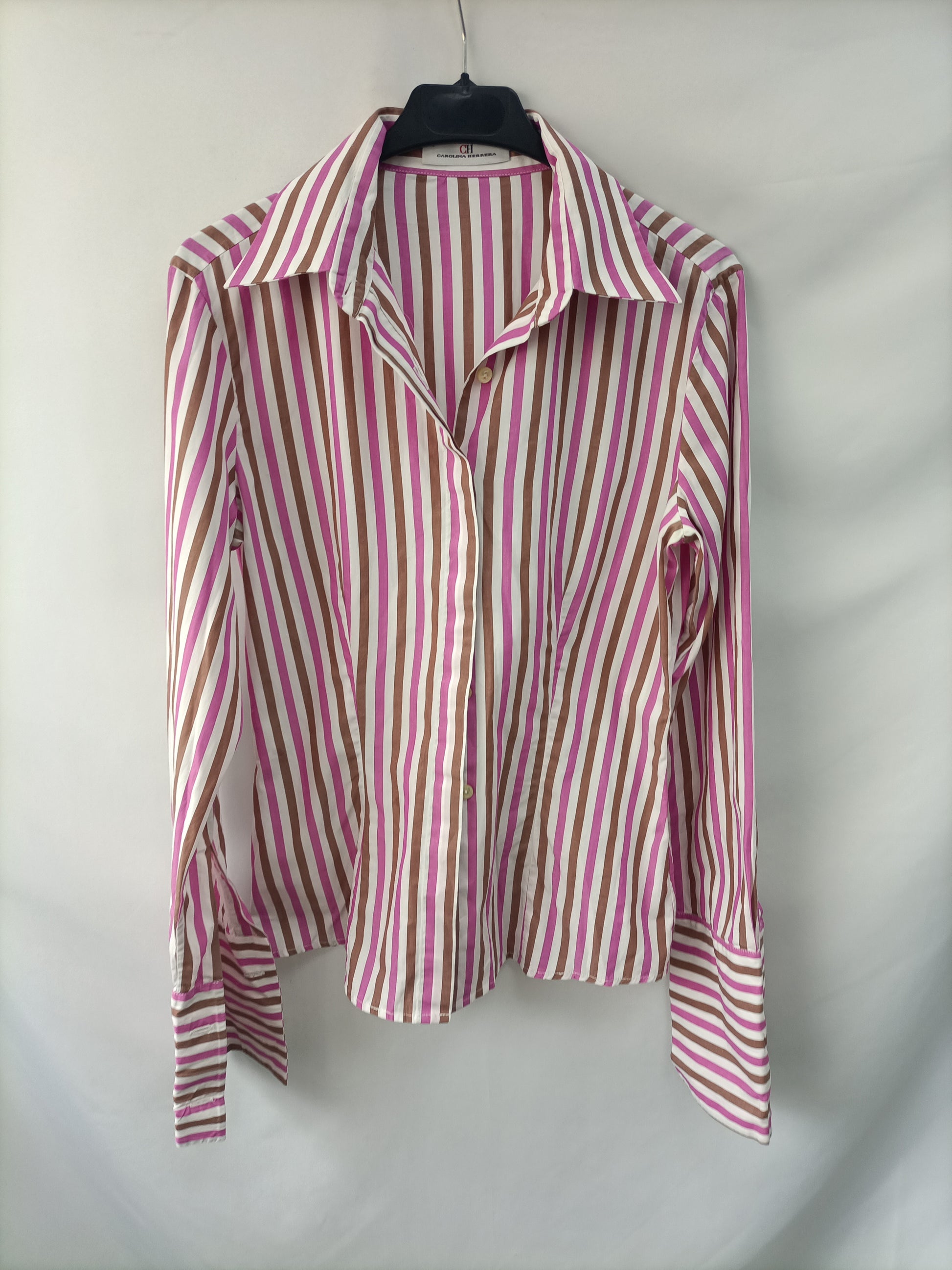 CAROLINA Camisa rayas rosas – Hibuy market - Main Image