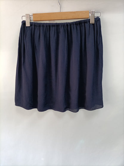 BROWNIE.Falda corta azul marino T.s