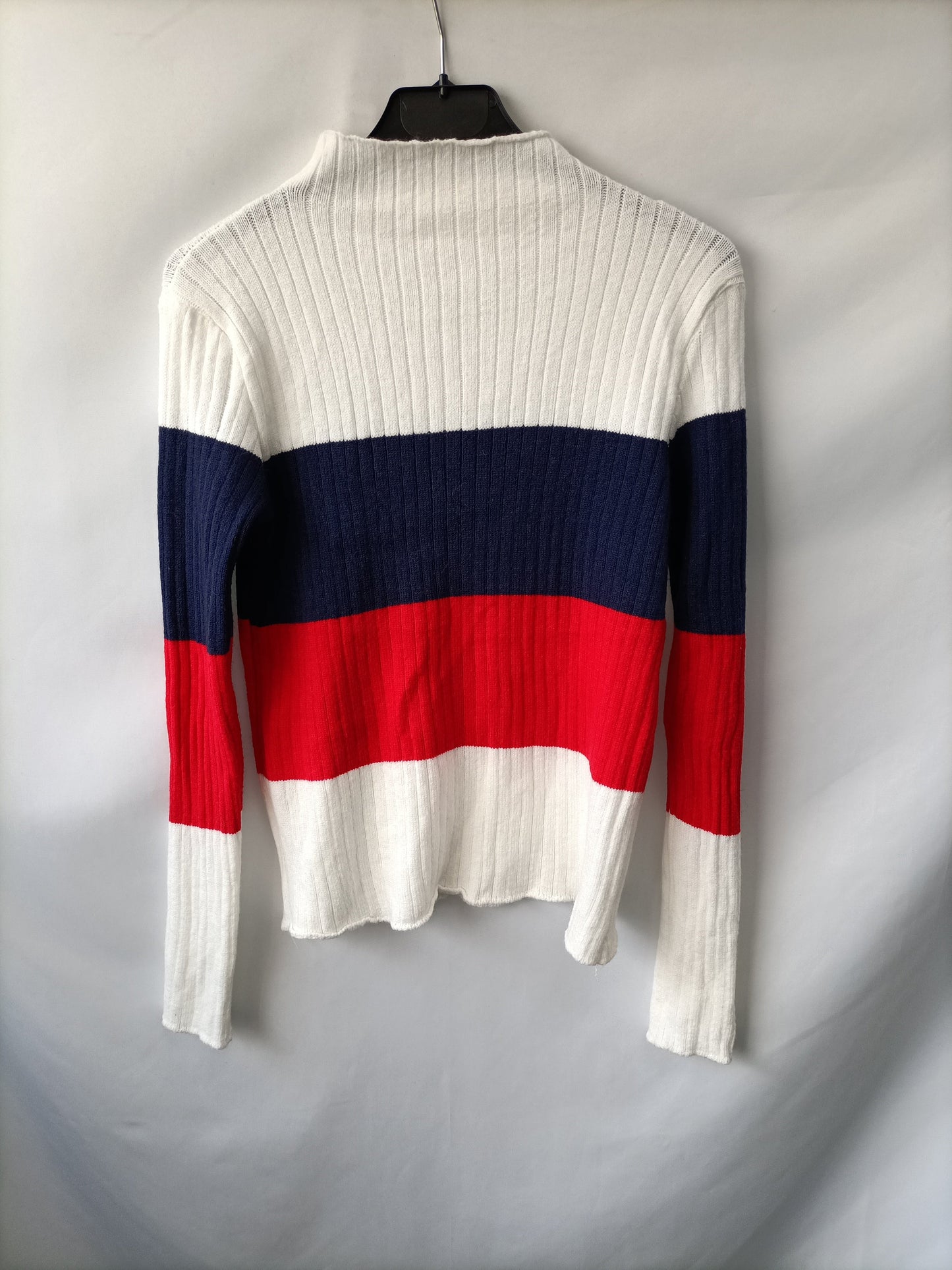 OTRAS. Jersey tricolor canalé